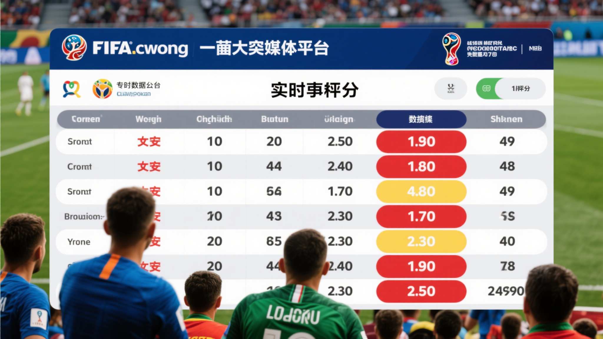 世界杯比分产品服务